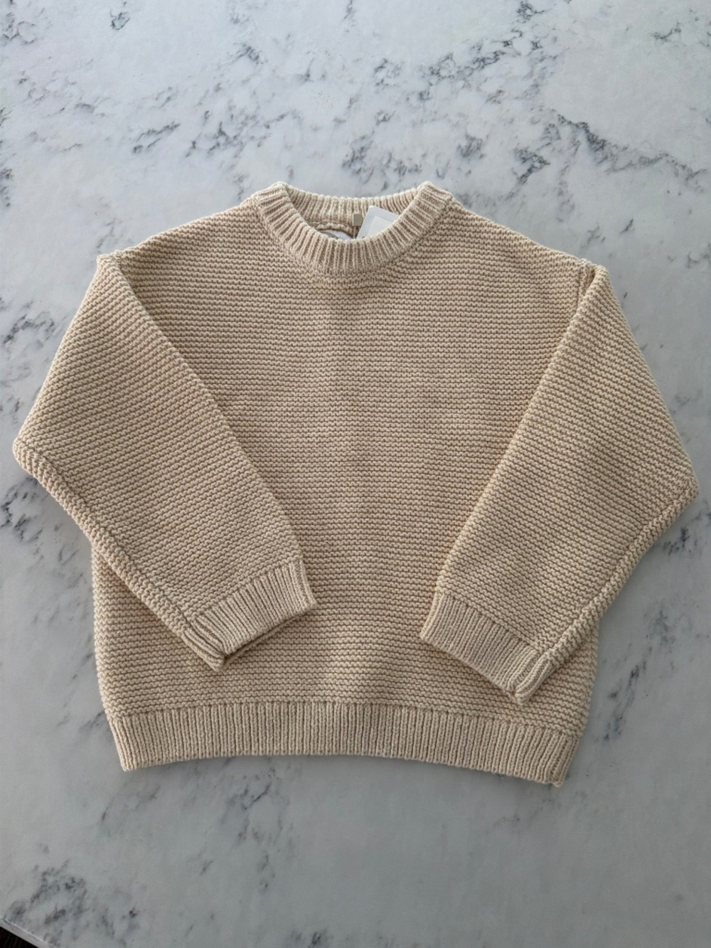 NWT Zara Sweater in Cotton Cream Color
